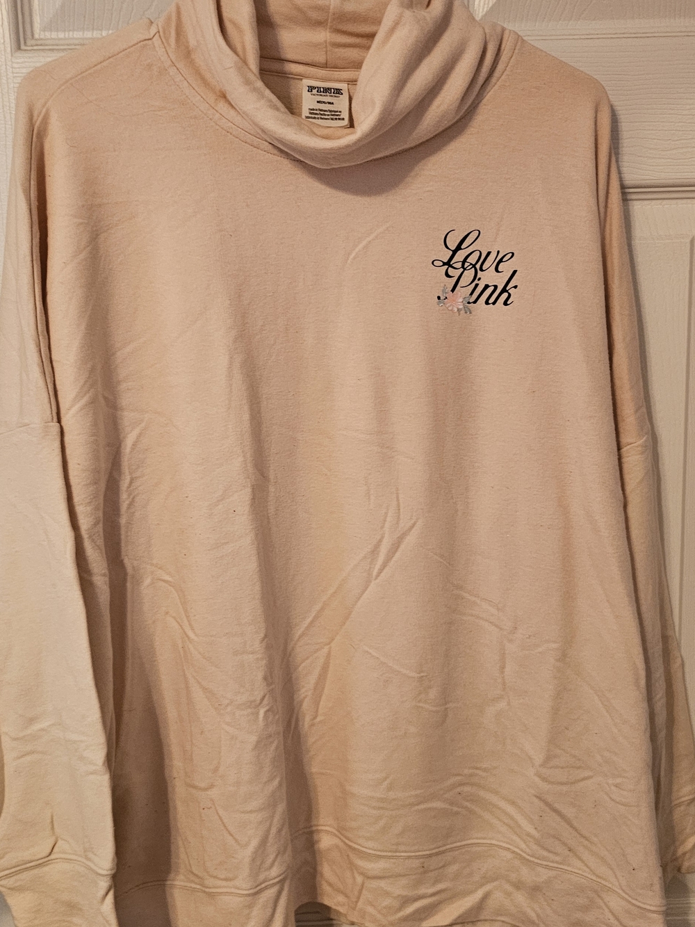 Victoria's Secret PINK Pullover Hoodie - Soft Peach